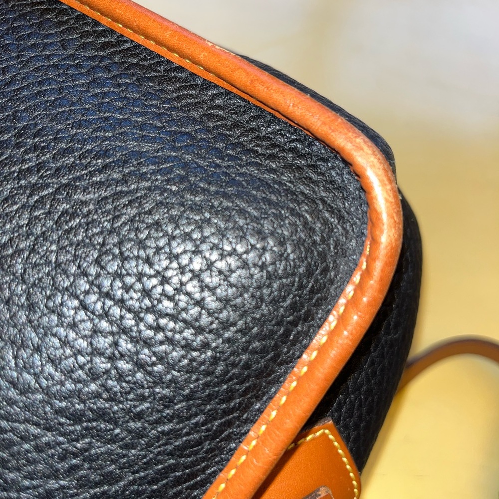 DOONEY & BOURKE Vintage Blue and Leather Shoulder Bag Purse - Picture 5 of 16